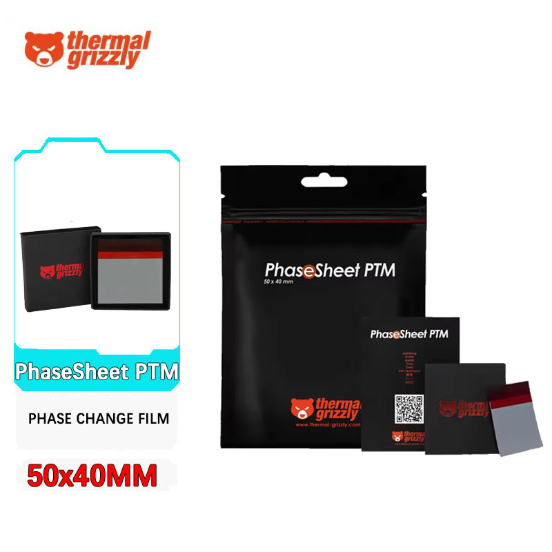 Laptop Cooling Pad - Hoja térmica Grizzly PhaseSheet PTM hoja
