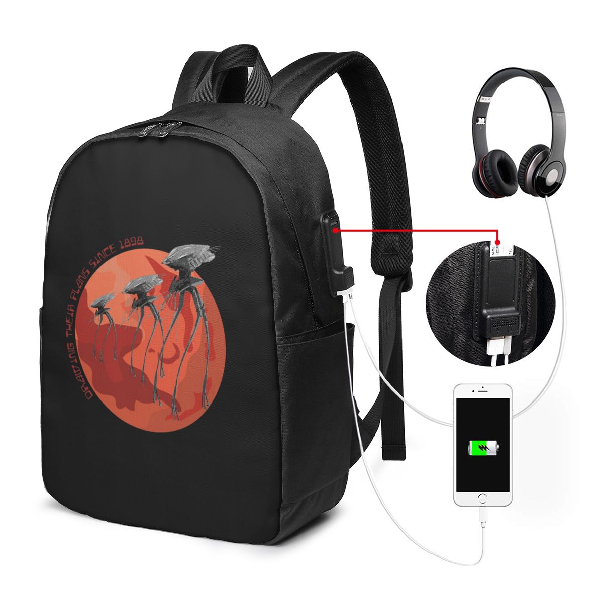 Laptop Bag - Mochila War Of The Worlds con