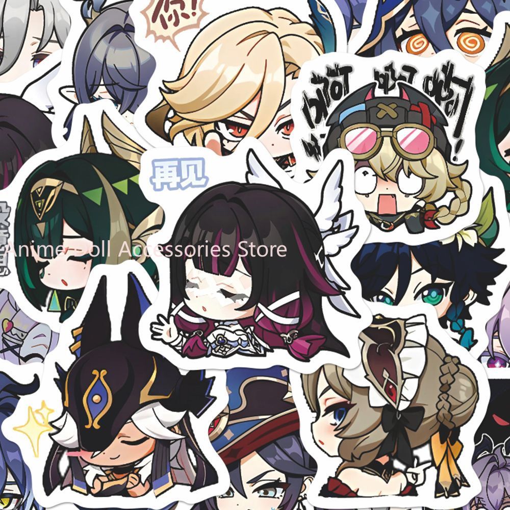 Laptop Accessories & Repair Jagtap Dairy Pimple Nilakh Pimpri Chinchwad Maharashtra - 64 pegatinas de anime de Genshin