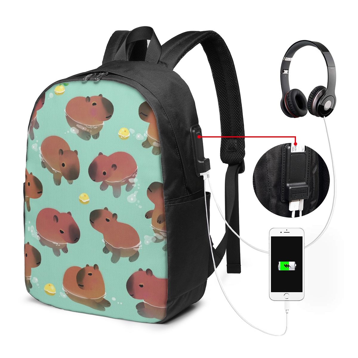 Mochila con estampado de anima - Laptop Bag reseña y precio