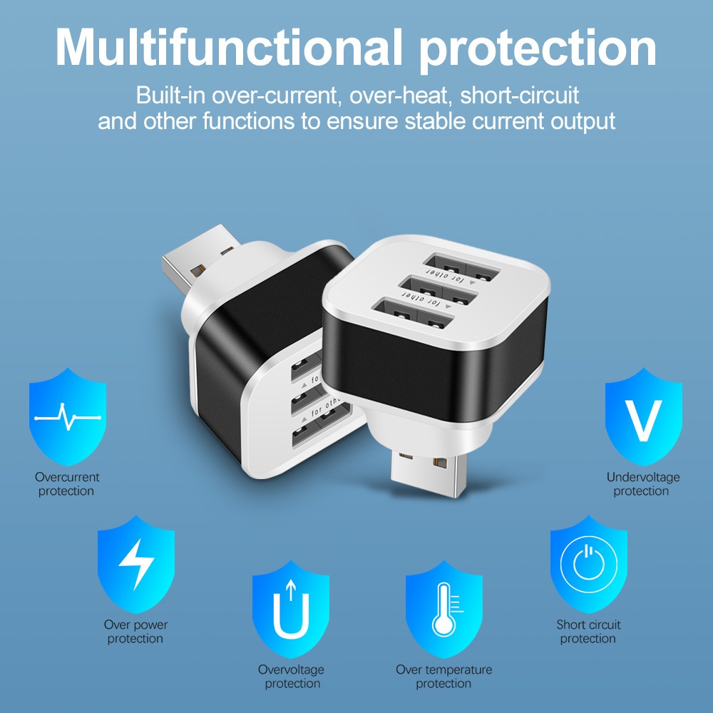 Adaptador de ranuras USB de 3  - Laptop Charger reseña y precio