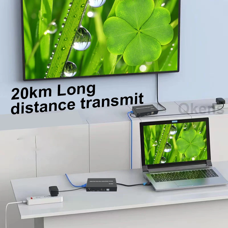 Extensor HDMI KVM de 20Km sobr - Hdmi Cable reseña y precio